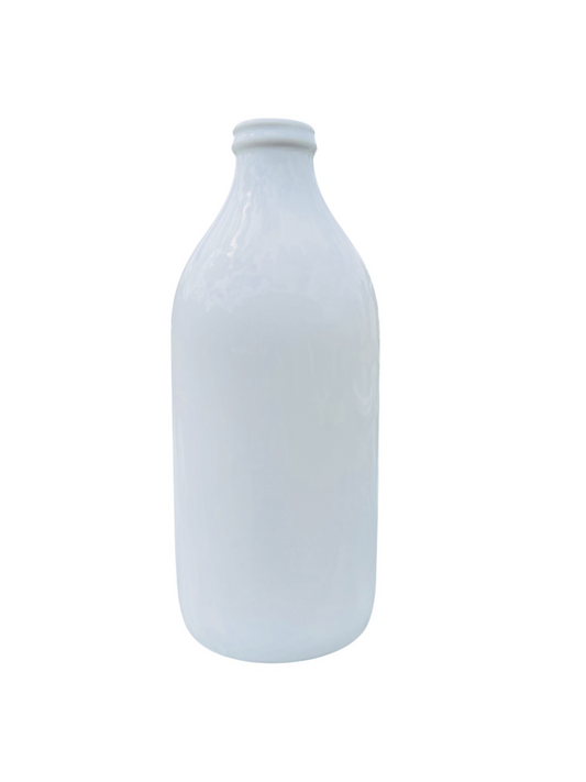 Milk Bottle Ceramic Vase